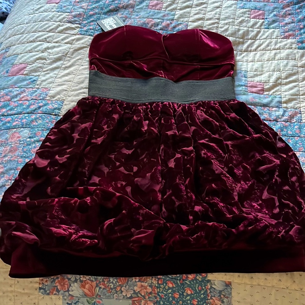 NWT Holiday Dress velvet Jr medium